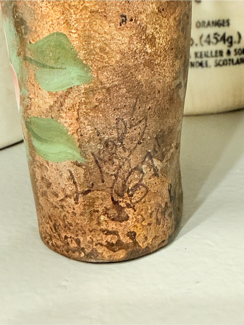 Antique Hand-Painted Floral Farmhouse Cowbell-1800’s - Picture 6 of 15